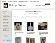 Tablet Screenshot of allantiqueglass.com